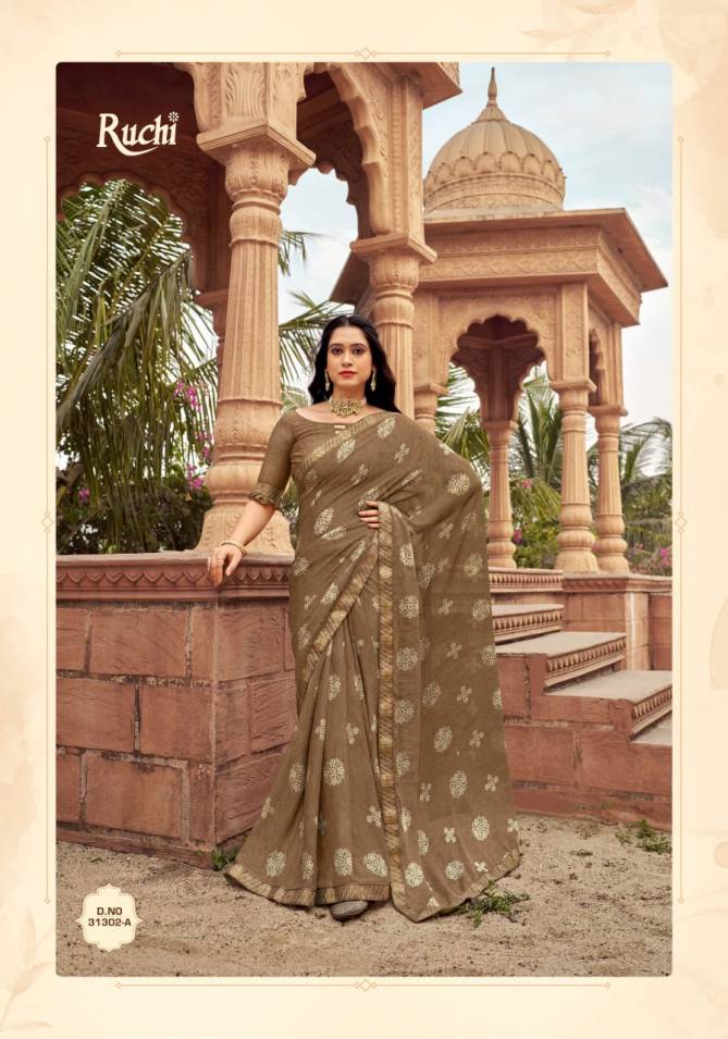 Simayaa Vol 23 By Ruchi Chiffon Printed Sarees Wholesale Clothing Suppliers In India